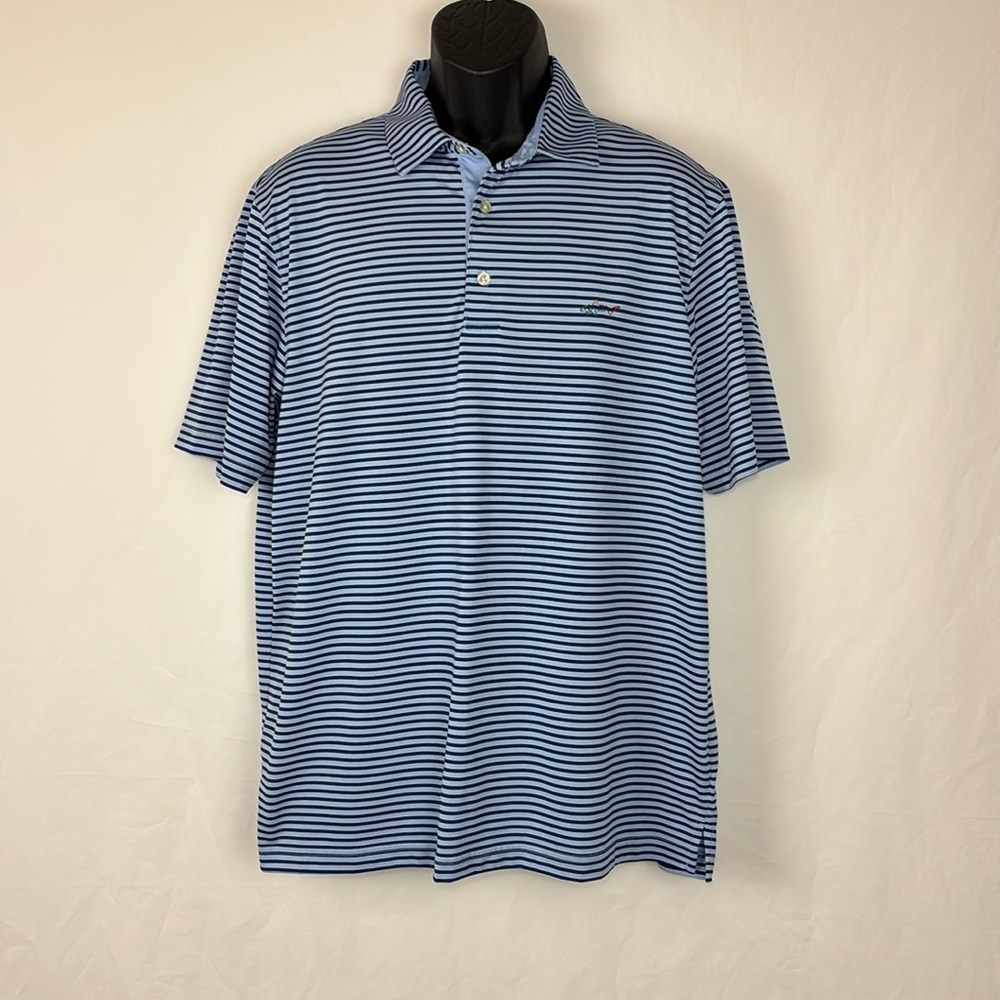 GREG NORMAN MENS Size Large Play Dry Performance Golf Polo Shirt